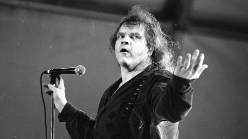 Meat Loaf performing during the Feile Festival in Thurles, Co Tipperary, in 1990