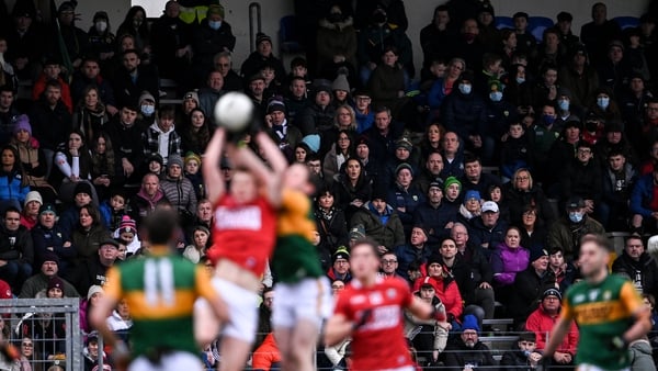 There were no crowd restrictions at Fitzgerald Stadium for the meeting of Kerry and Cork