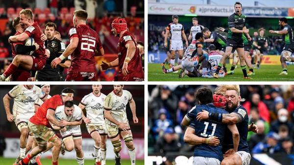 All four provinces remain in the hunt for European glory.