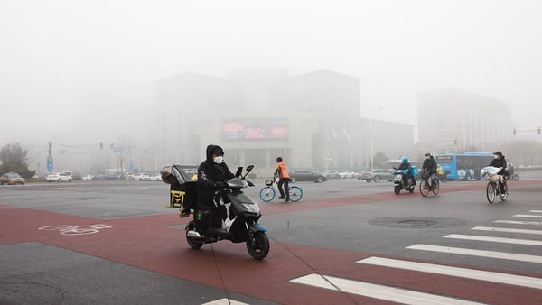 Air quality in Beijing is far below World Health Organization standards