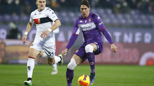 Dusan Vlahovic of Fiorentina could be on the move soon