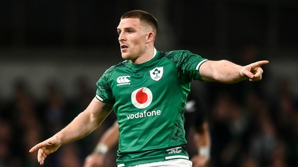 Andrew Conway spent a week training with the Ireland squad during the summer