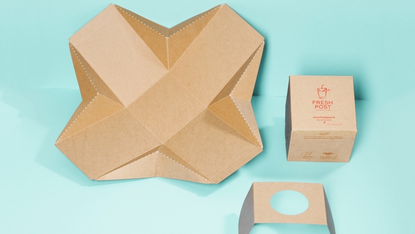 The new Fresh Post food box is made from Smurfit Kappa's Twin Kraft Solid Board