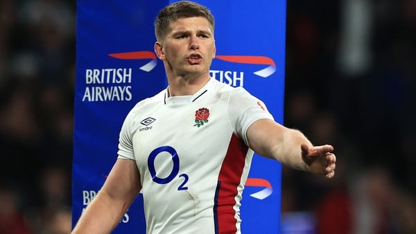 Owen Farrell suffered the injury in Saracens training last week.