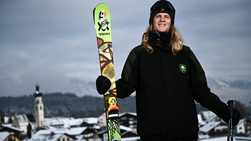 Brendan Newby pictured at the Irish Winter Olympic squad's training base in Austria