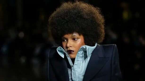 iktor & Rolf's show was all about statement shoulders (Thibault Camus/AP)