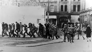British paratroopers escorted civil rights demonstrators away from the scene