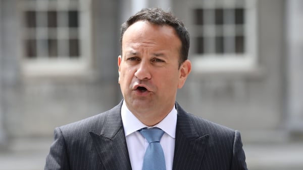Leo Varadkar told his party colleagues that there have not been discussions are the reassignment of government departments