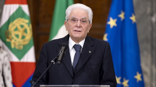 President Mattarella is expected to stay in the post now for at least a year to get the country through to the 2023 general election