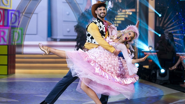 Matthew and Laura on DWTS