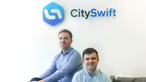 Brian O'Rourke and Alan Farrelly, co-founders of CitySwift