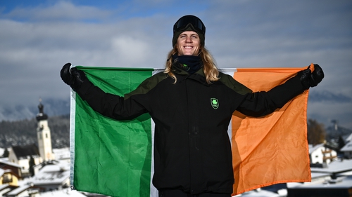 Brendan Newby will be one of Ireland's two flag bearers, along with Elsa Desmond
