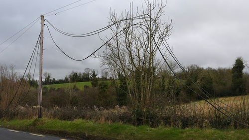 Gardaí said the overground cables are being targeted for the valuable copper contained within the cable
