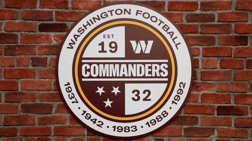The Commanders logo was unveiled at FedExField on Wednesday morning