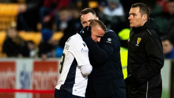 Griffiths played his last game for the club against St Johnstone