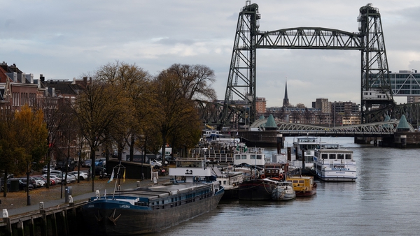 The bridge was the first landmark to be restored in post-war Rotterdam