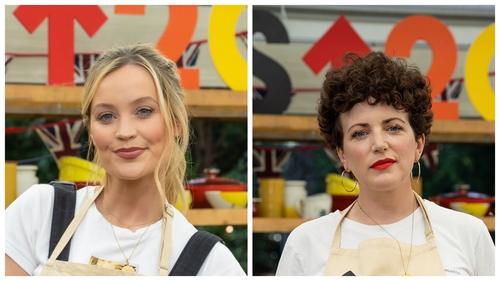 Laura Whitmore and Annie Mac - Showing off their baking skills on Channel 4 in the spring