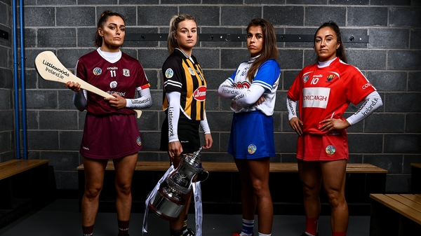 Orlaith McGrath of Galway, Grace Walsh of Kilkenny, Niamh Rockett of Waterford and Amy O'Connor of Cork