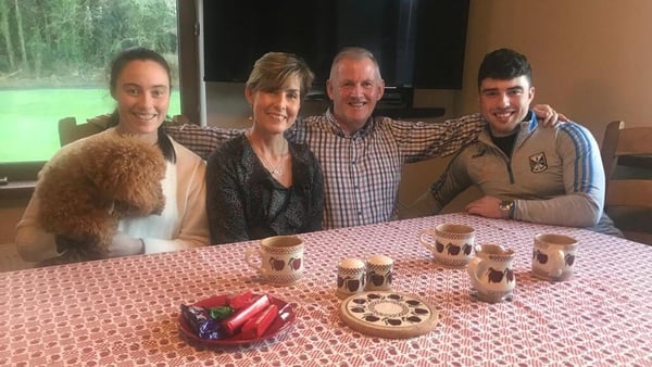 The Maguire family all gathered at their home in Ballyconnell last night to watch the competition