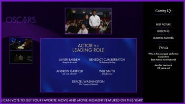 And the nominations for Best Actor are....