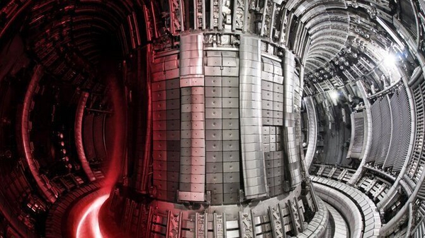 The scientists generated 59 megajoules of sustained energy during an experiment in the tokamak machine in December (Pic: UK Atomic Energy Authority)