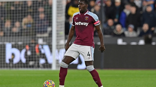 Kurt Zouma played for West Ham United in last night's Premier League game against Watford