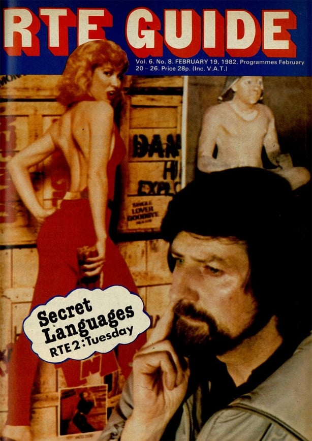 Secret Languages on the cover of the RTÉ Guide, 19 February 1982