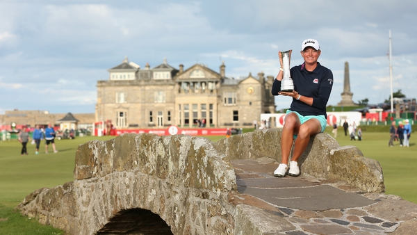 Stacy Lewis won the British Open at St Andrews in 2013