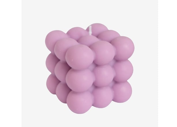 Bubble Candle - Lilac – Soy Wax by Ajouter, £20, Iamfy