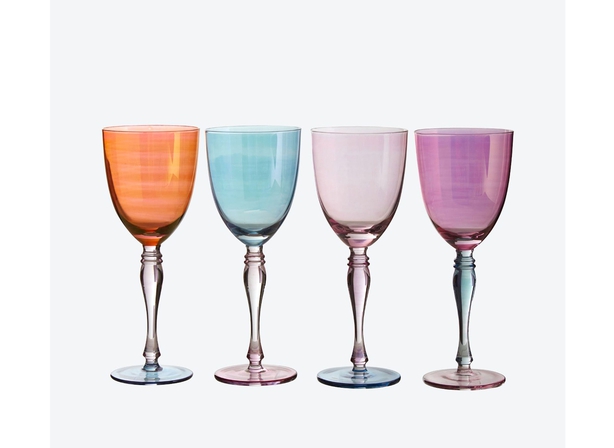 Aurora Wine Glasses – Set of 4, by Fifty Five South, £37, Iamfy