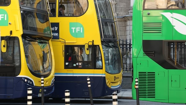 Fares on Dublin Bus, Luas, Go Ahead Ireland and Irish Rail's DART and commuter services by 20% for the remainder of 2022 (Pic: RollingNews.ie)