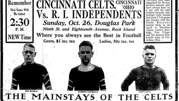 John 'Mel' Doherty was the man behind the Cincinnati Celts