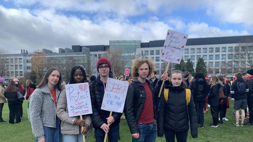 Students at UCD called for urgent action from college management