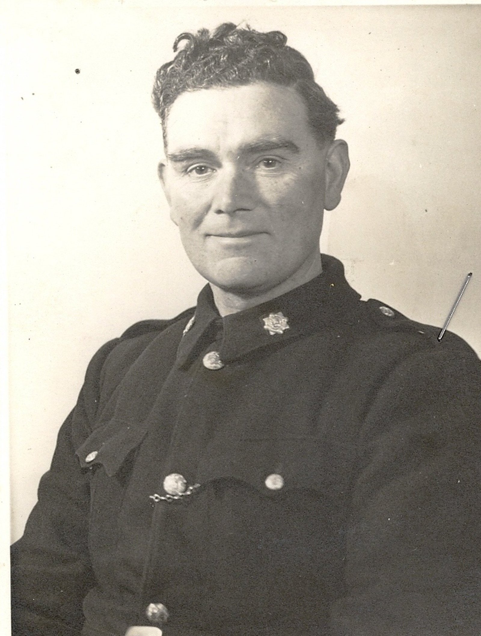 Image - Officially the first guard recruited: Sergeant Patrick McAvinia, formerly of the RIC. Image: Garda Museum and Archives