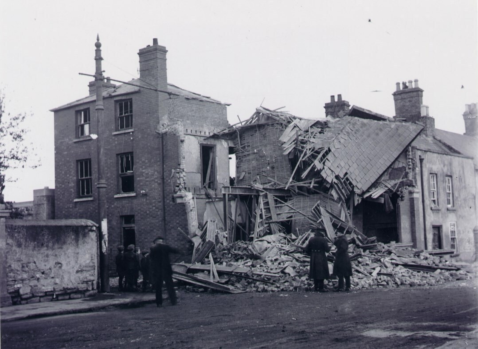 Image - Civic Guard stations were repeatedly attacked. The IRA 'captured' Rathfarnham station Dublin in June 1922 – and returned to finish the job in January 1923. Image: Kilmainham Gaol Museum/OPW; Father Brown SJ Collection/Irish Picture Library