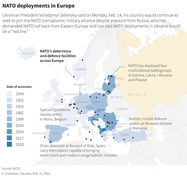 Ukraine hit by cyber attack, US queries troop pullback