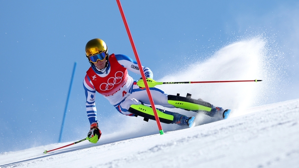 Clement Noel won France's first Alpine skiing gold in Beijing