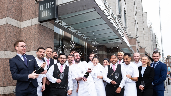 The team at Glover's Alley celebrate the news. Photo: Dena Shearer.