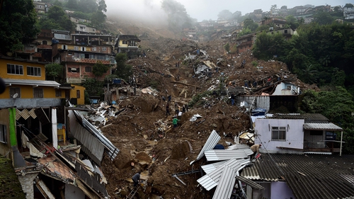 The landslides and floods hit a tourist town in the hills above Rio de Janeiro