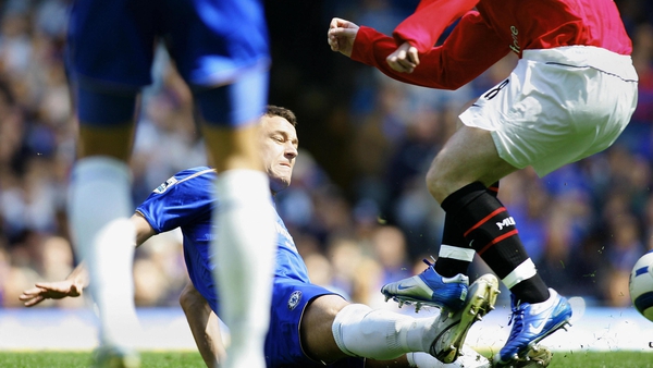 Wayne Rooney injured Chelsea's John Terry during the clash at Stamford Bridge back in April 2006.