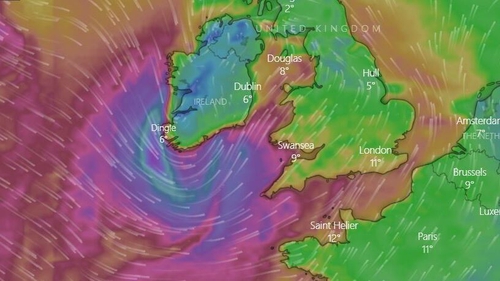 Brace yourself: Storm Eunice takes aim at Ireland