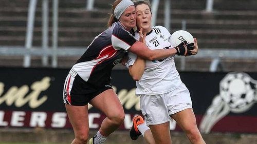 Fogarty (r) in action for Kildare