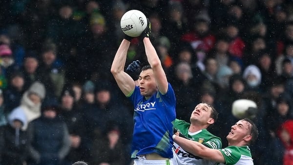 Jack Barry rises to win a ball in Killarney