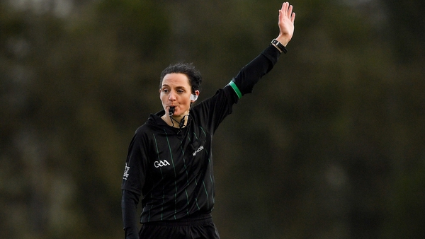 Maggie Farrelly during the clash between Leitrim and London.