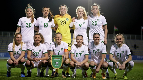The Republic of Ireland starting XI against Russia in the Pinatar Cup