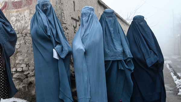 Most women in Afghanistan have been barred from their government jobs since the Taliban took control