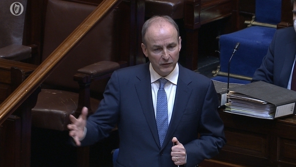 Micheál Martin said the situation developing in Ukraine shows no sign of abating and a severe escalation will have devastating consequences