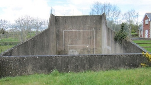 The handball alley in Bawn, Co. Monaghan