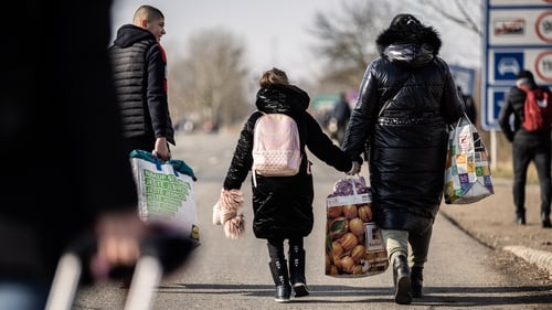 Millions of people have fled Ukraine since the Russian invasion began on 24 February (File image)