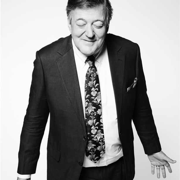 Stephen Fry's Take A Moment portrait (Ray Burmiston/Art of London/PA)